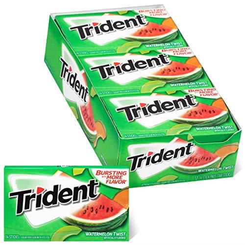 بسته 12 عددی آدامس تریدنت هندوانه  Trident Watermelon Twist